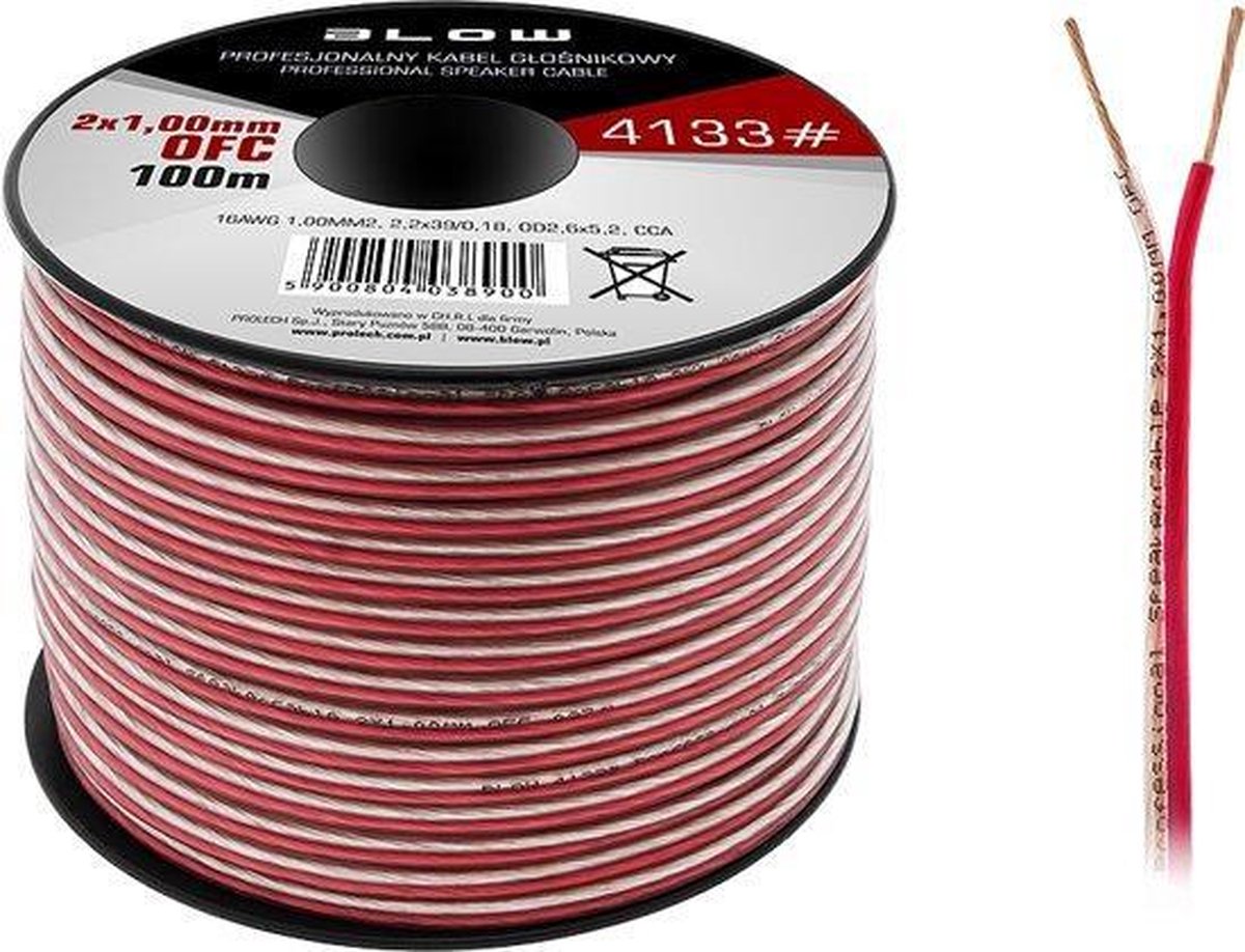 TULP KABEL 3 meter Audio verlengkabel