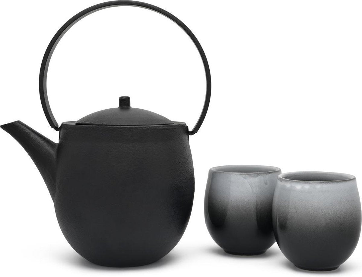 Bredemeijer Giftset Sendai Theepot - 1.2L - met filter en twee mokken
