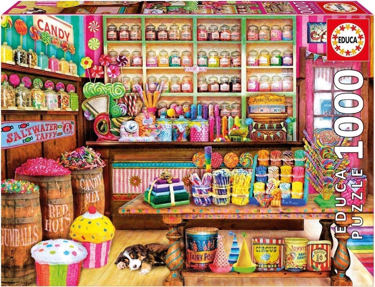 Educa Borras - Candy Shop 1000 piece Jigsaw Puzzle