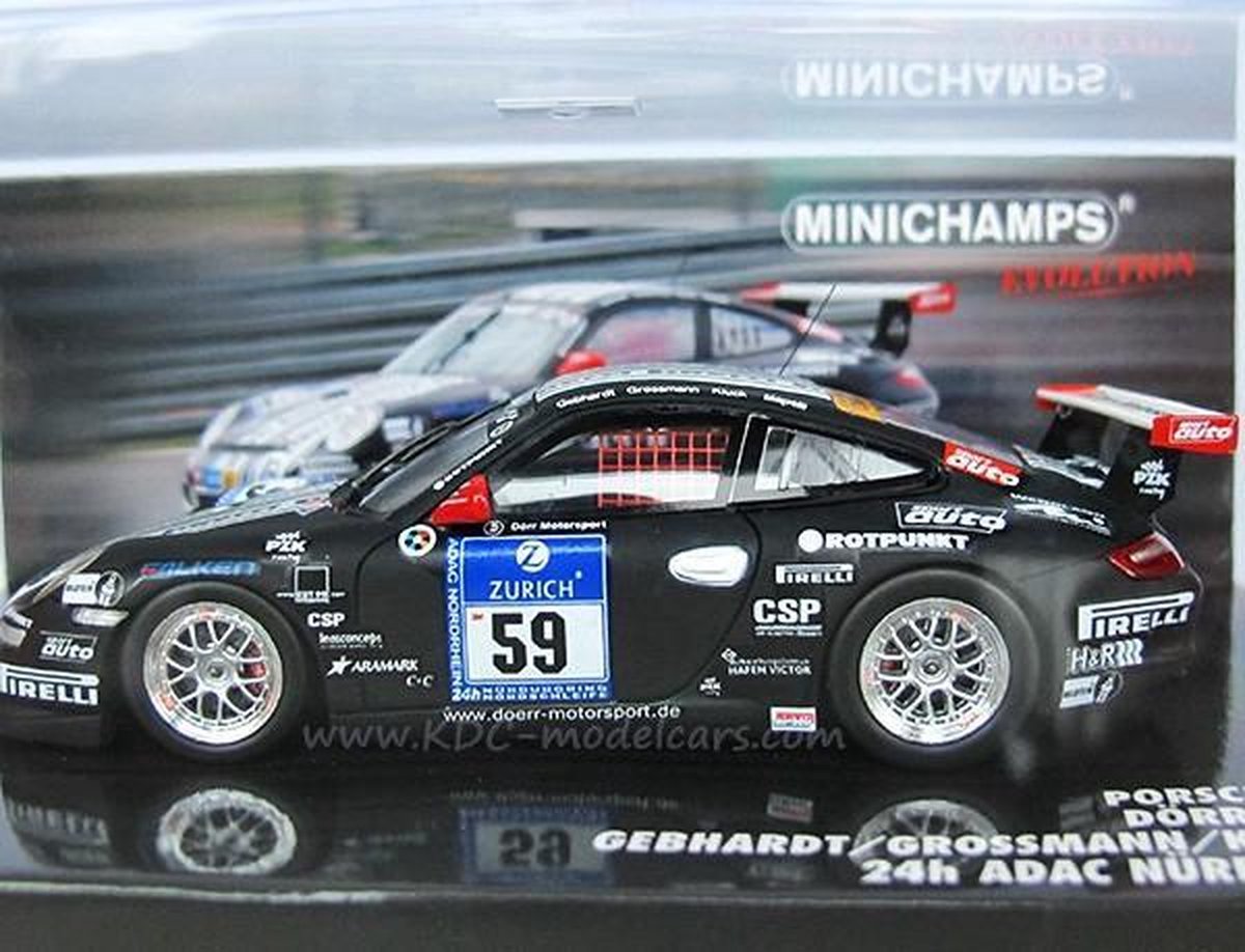 Minichamps 1:43 Porsche 911 GT3 R Dörr Motorsport n°59