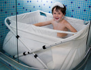 Bibabad Verstelbaar Babybadje - 60 t/m 80 cm - Wit