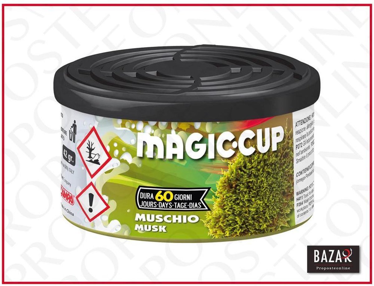 magic-cup luchtverfrisser muschio musk
