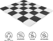 Kinderkraft Luno - Speelkleed Puzzelmat - Zwart Wit