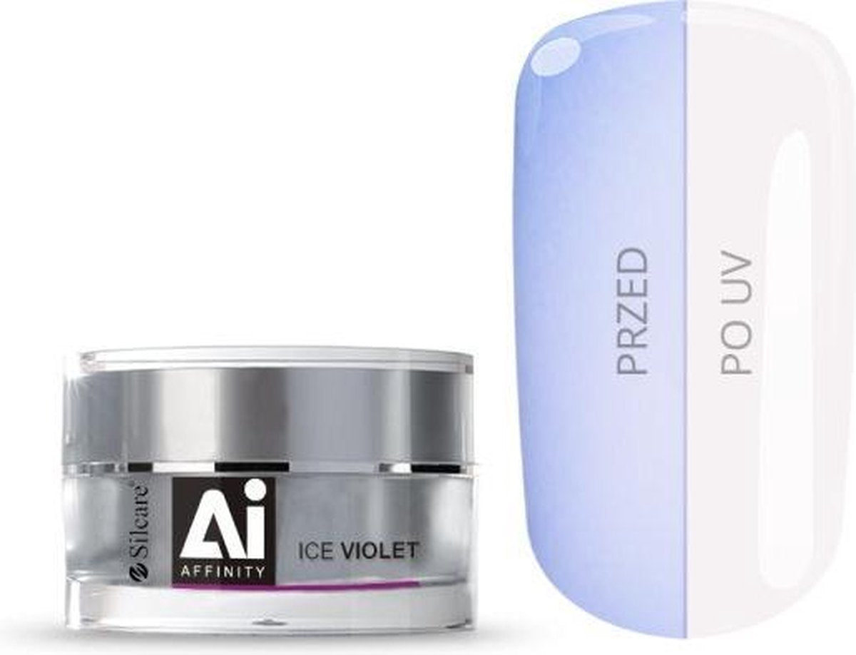 Silcare - Gel Affinity Medium-Knelt Uniphase Gel To The Claw Ice Violet 30G