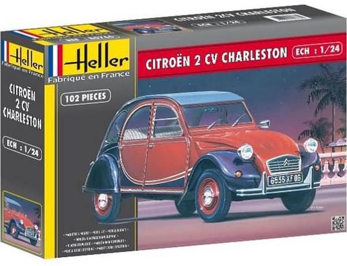 HELLER Citroen 2CV Charlest. (modelbouw