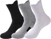 Skate Sokken - Skeeler Sokken - Sokken Heren - Maat - 40 - 45 - Skeeler - Sport Sokken - Lange Sokken - Zomer- Wit