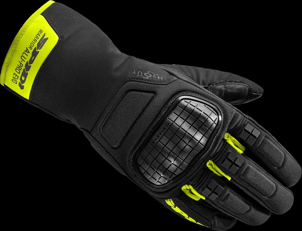 Spidi Alu-Pro Evo Yellow Fluo Motorcycle Gloves M