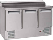 Gastro-Inox 3-deurs RVS saladette