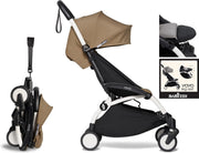 Babyzen YOYO² buggy vanaf 6 maanden inclusief beensteun -  toffee met frame wit