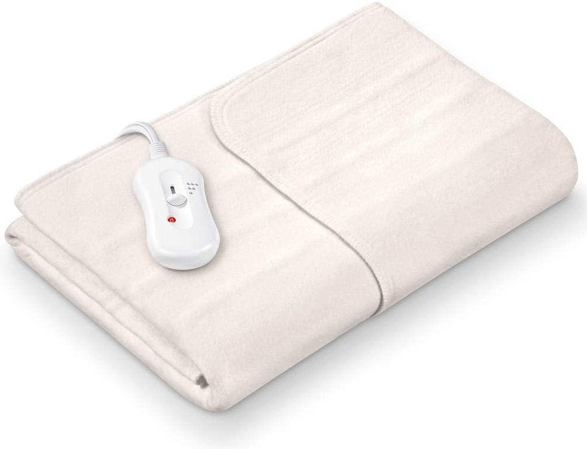 SW Electric Blanket -   SWB 20 verwarmde onderdeken van fleece | elektrische deken met beveiligingssysteem en 3 temperatuurniveaus eenvoudige bevestiging op bed en matras Wasbaar op 30⁰ | 150 x 80 cm