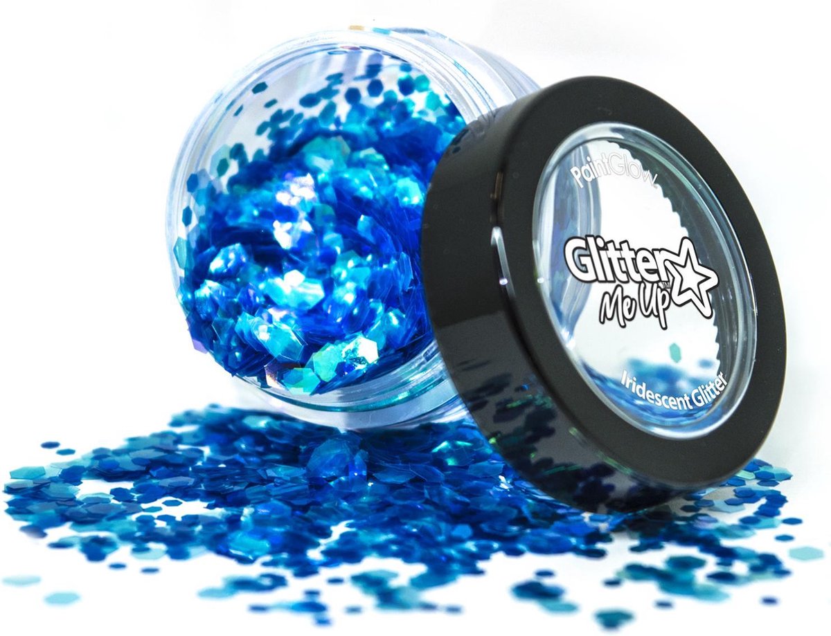 PaintGlow Fantasy Iridescent Chunky Loose Glitters "Mermazing" 3g