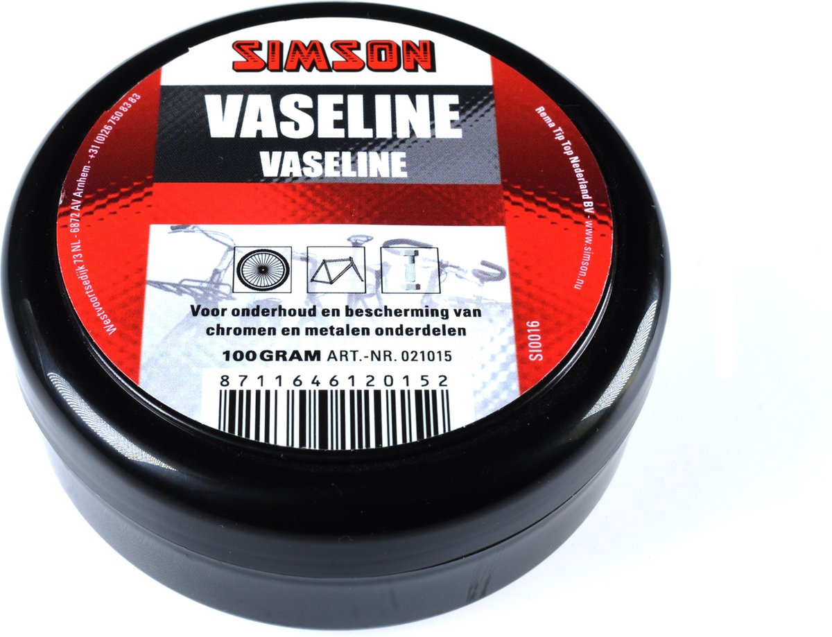 Vaseline Simson zuur vrij