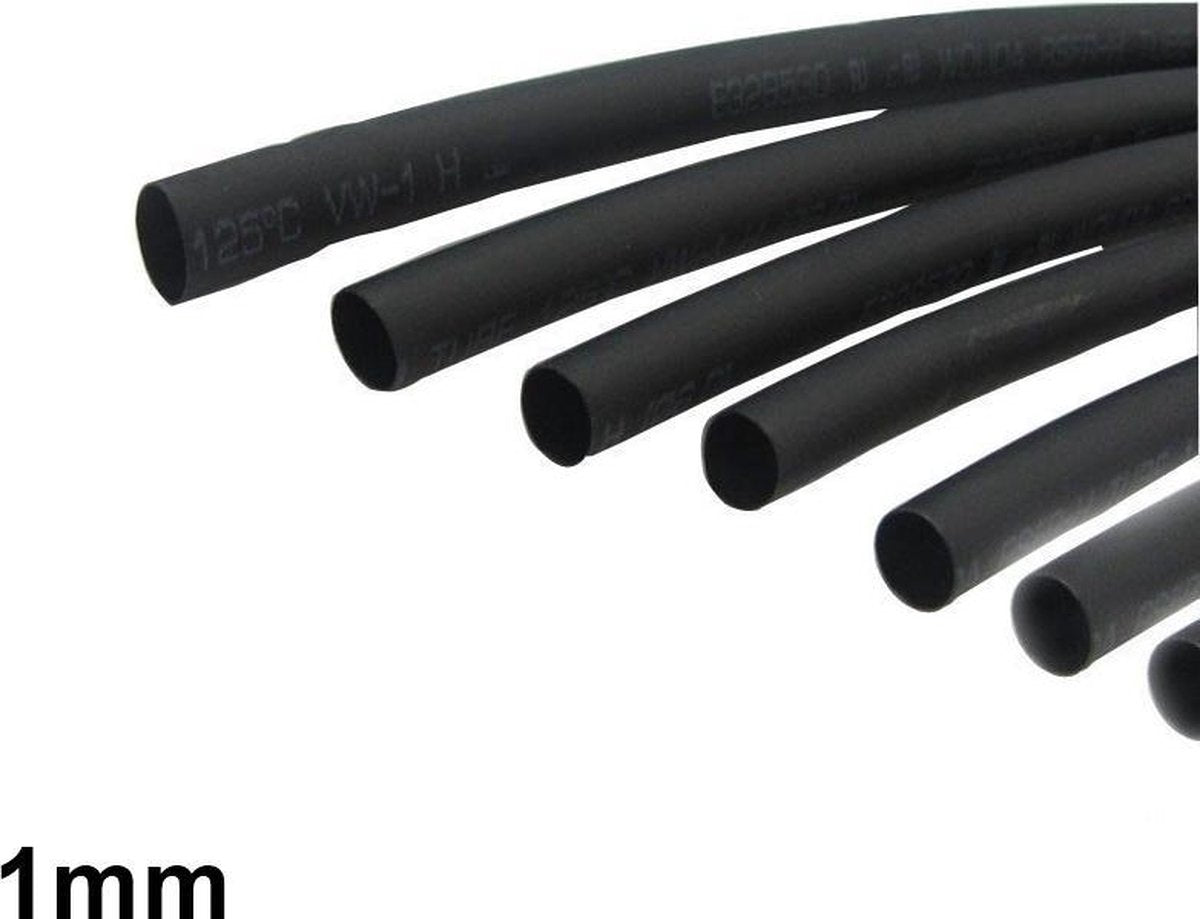 5 Meter - 1mm - Krimpkous Warmkrimp Heat Shrink Heatshrink