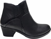 manlisa snake  5.5 cm haklaarsje W232-7003 zwart mt 37