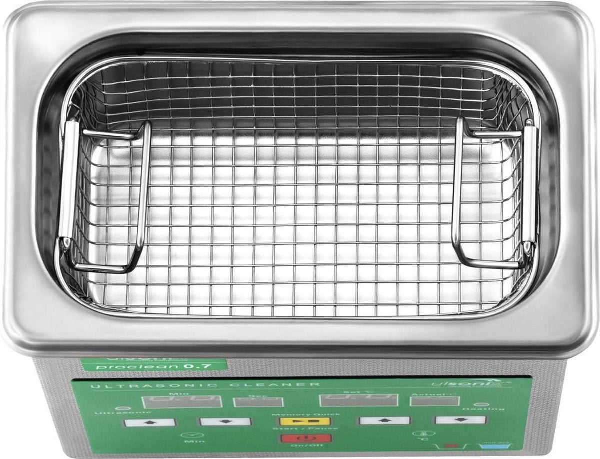 Ulsonix Ultrasoon reiniger – 0.7 liter - Memory Quick
