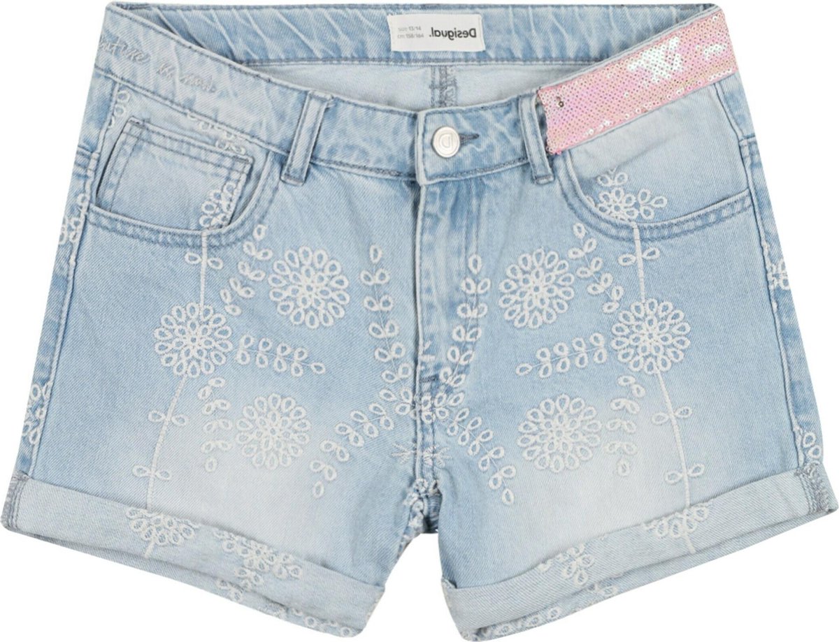 Desigual jeans Lichtblauw-9/10 (134-140)