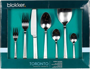 Blokker Toronto Bestekset - 38-delig - 6 persoons - Zilverkleurig - Mat