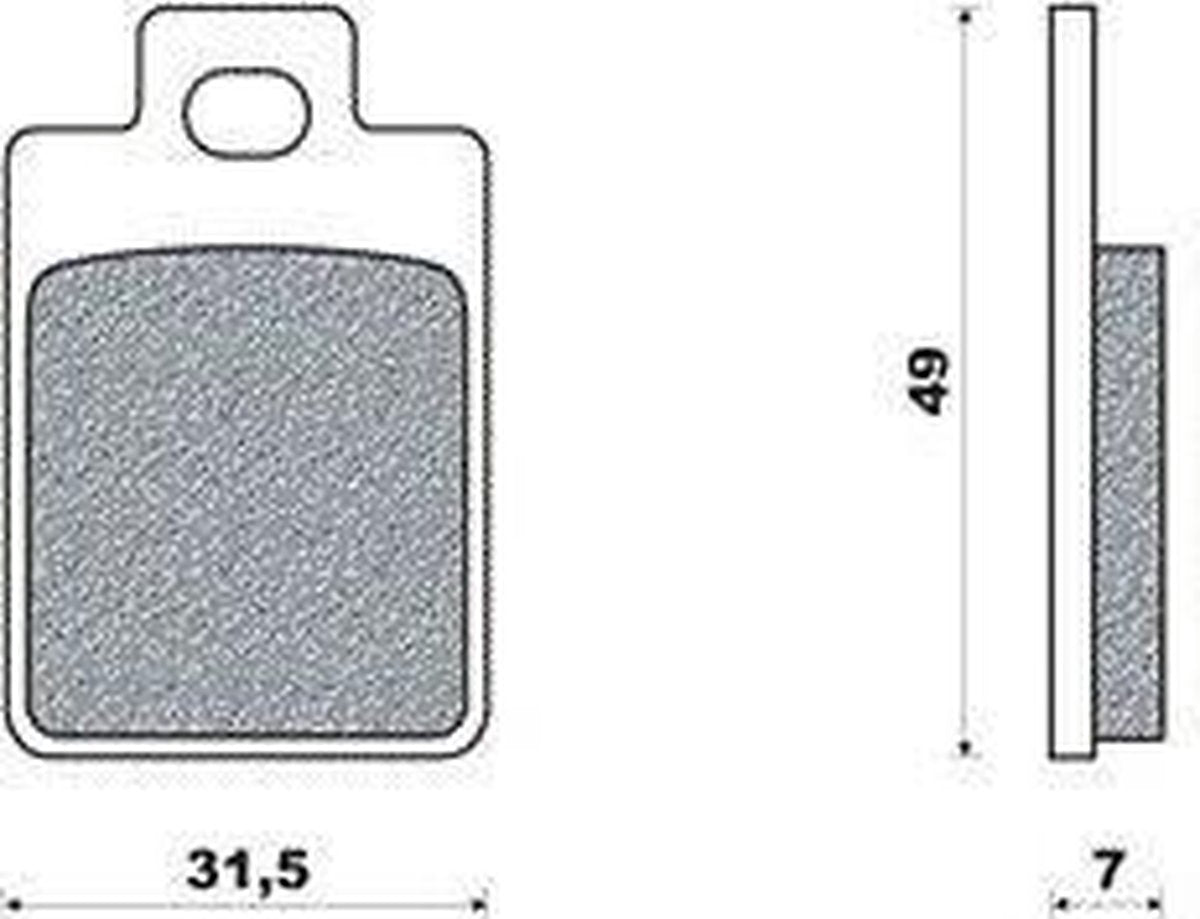 Remblokset Newfren FD0225 Piaggio Sfera-RST'96  Voor
