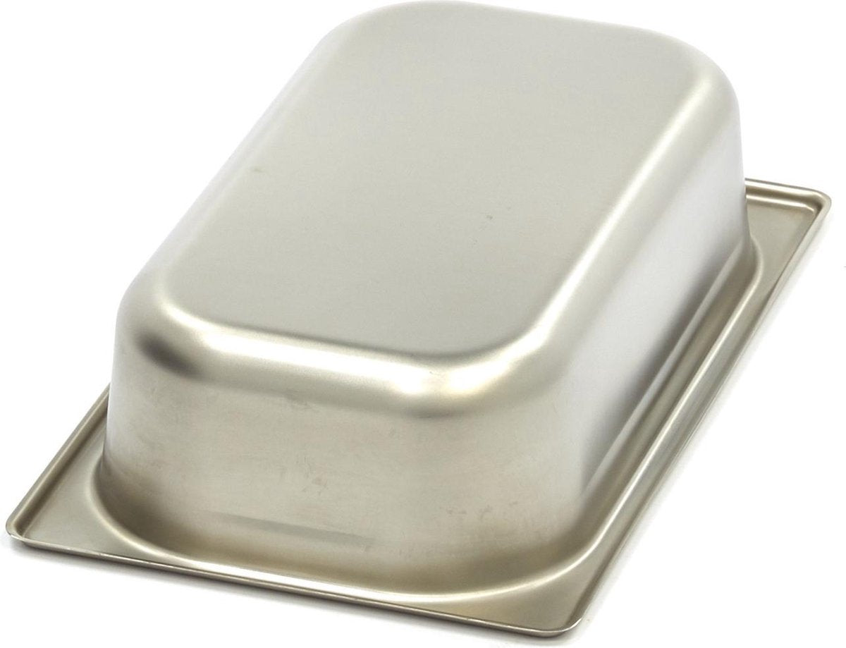 Gastronorm Bak 1/4GN - 65mm - 265x162mm - RVS - Glad - Ovenbestendig - Horeca GN Bak - Maxima