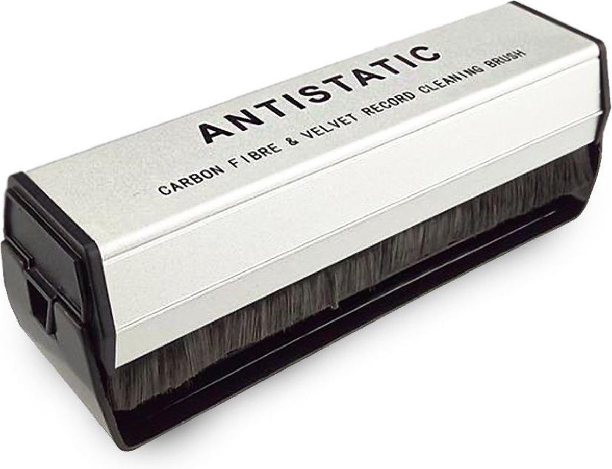 Platenborstel Premium 2 in 1 - Antistatisch - Platenreiniger - LP Borstel - Vinyl Borstel - Vinyl reiniger - LP schoonmaakset - LP Reinigingsset - LP Reiniger - LP Speler - Vaderdag Kados - Vader Cadeautjes - Vaderdag Geschenk