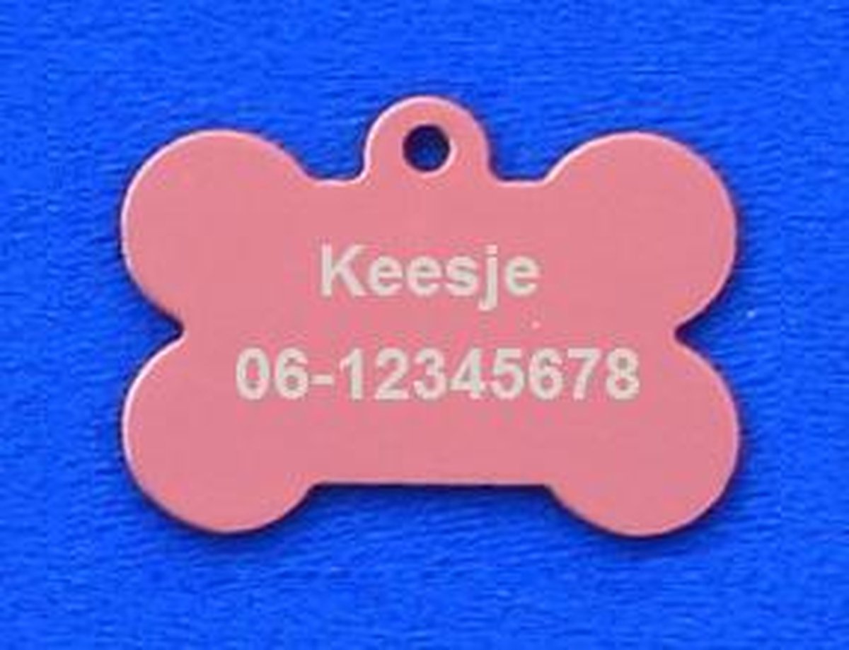CombiCraft Penning / Hondenpenning Bot Roze - Medium
