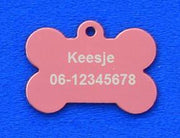 CombiCraft Penning / Hondenpenning Bot Roze - Medium