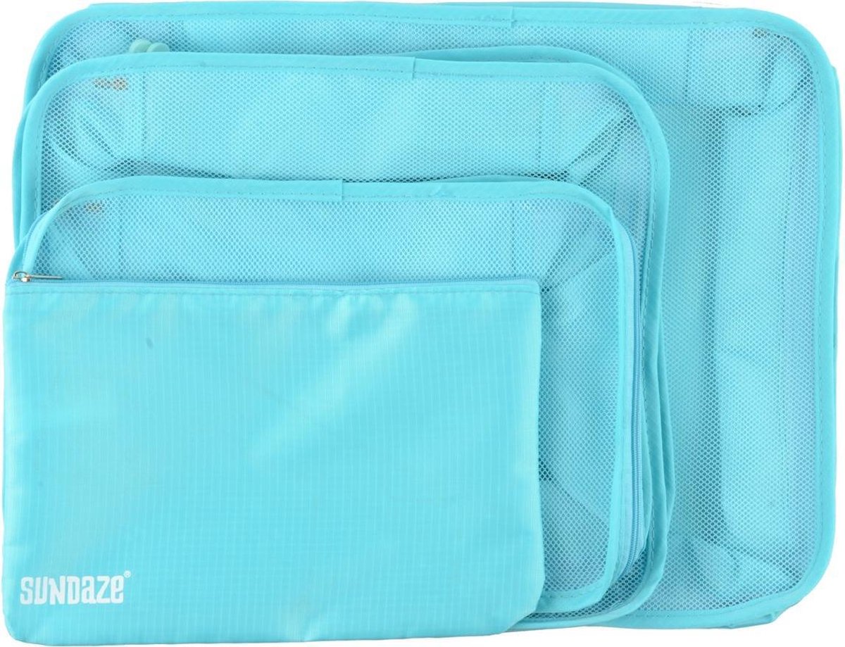 Sundaze - Packing cubes - Blauw - set van 4 - Maat L