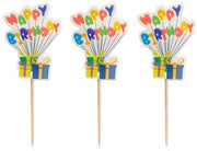 Prikkers Happy Birthday 12 stuks