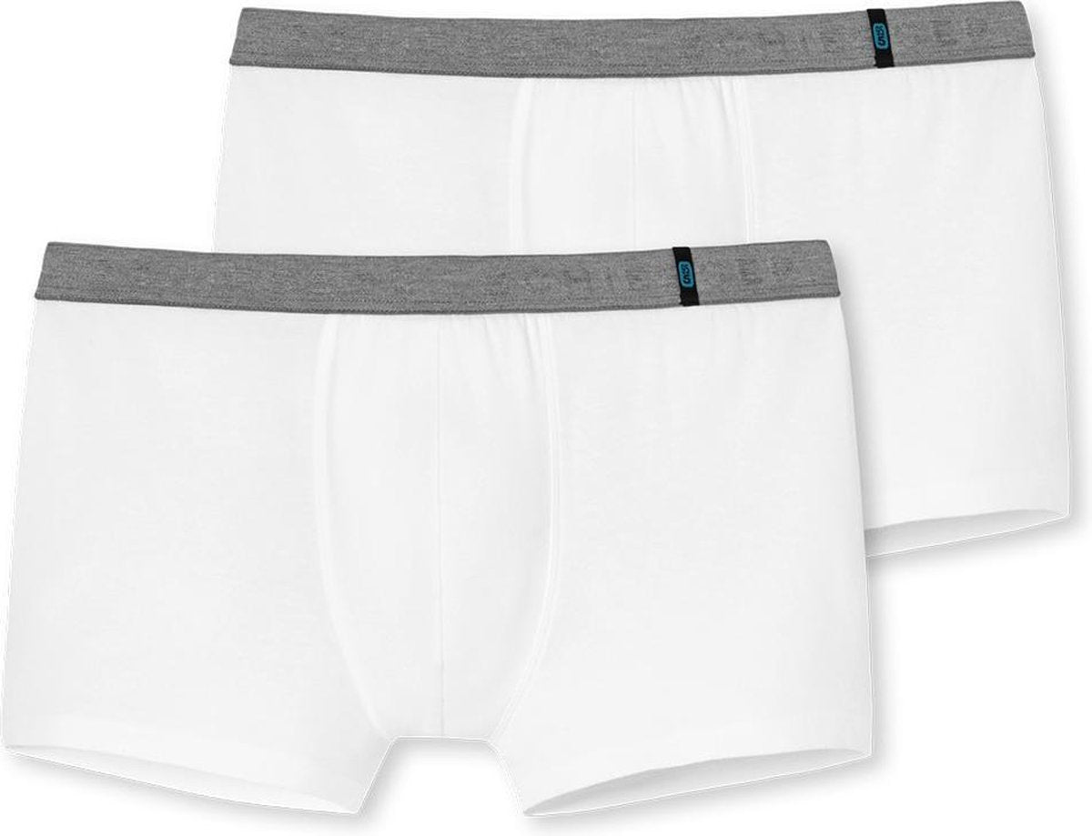 Schiesser 95/5 2P Heren Boxershort - Wit - Maat S