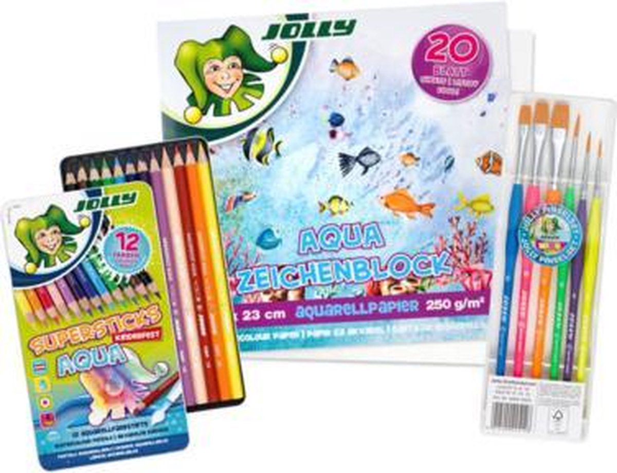 Jolly Vrolijke Aquarel Tekenset