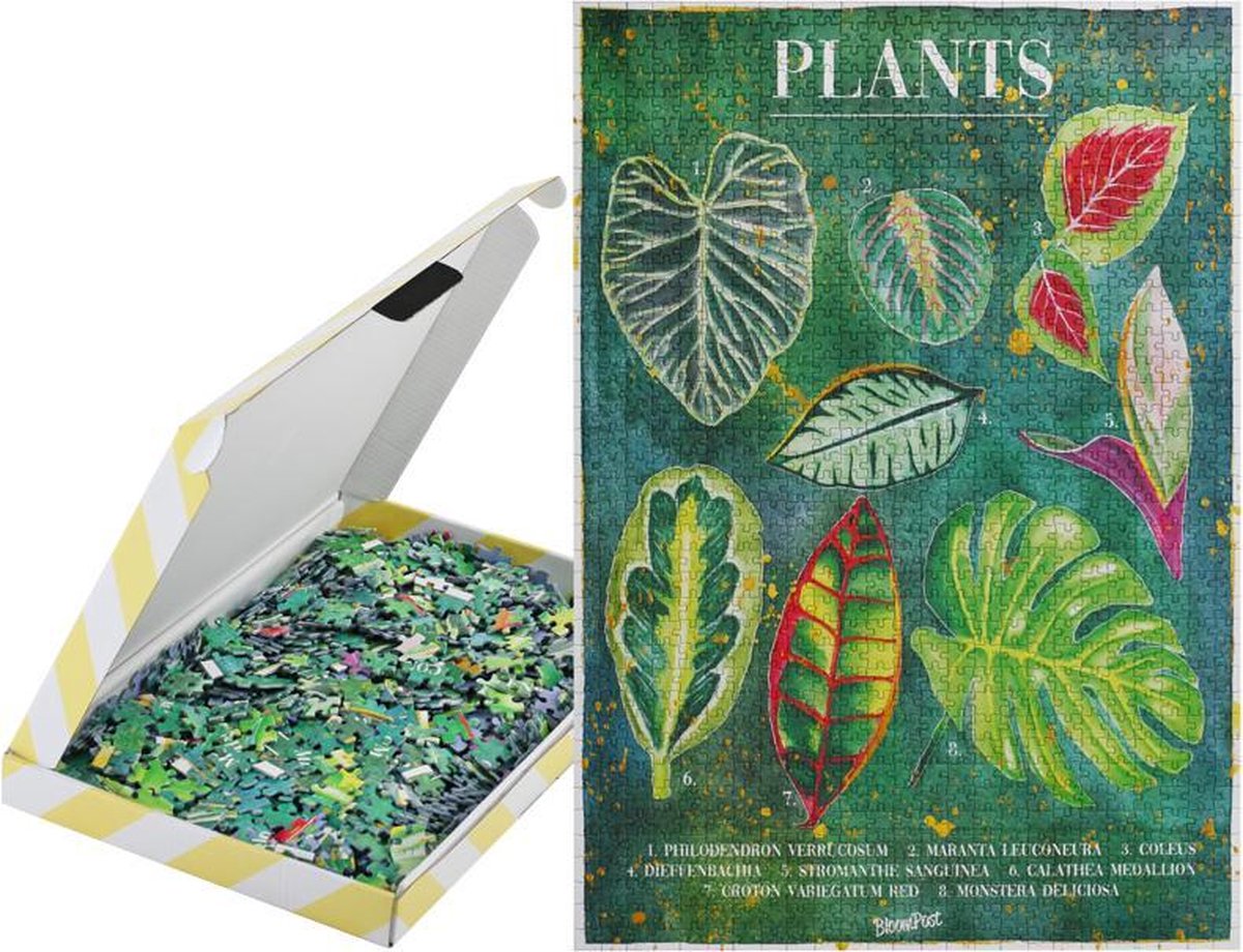 Plantenpuzzel 1000 stukjes