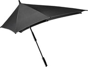 Senz XXL Stick Stormparaplu black reflective
