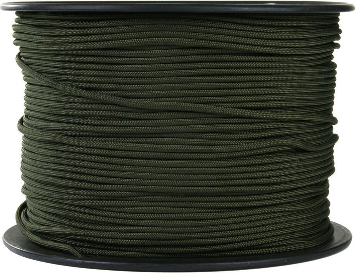 101inc Paracord op rol 7 strings 300mtr groen