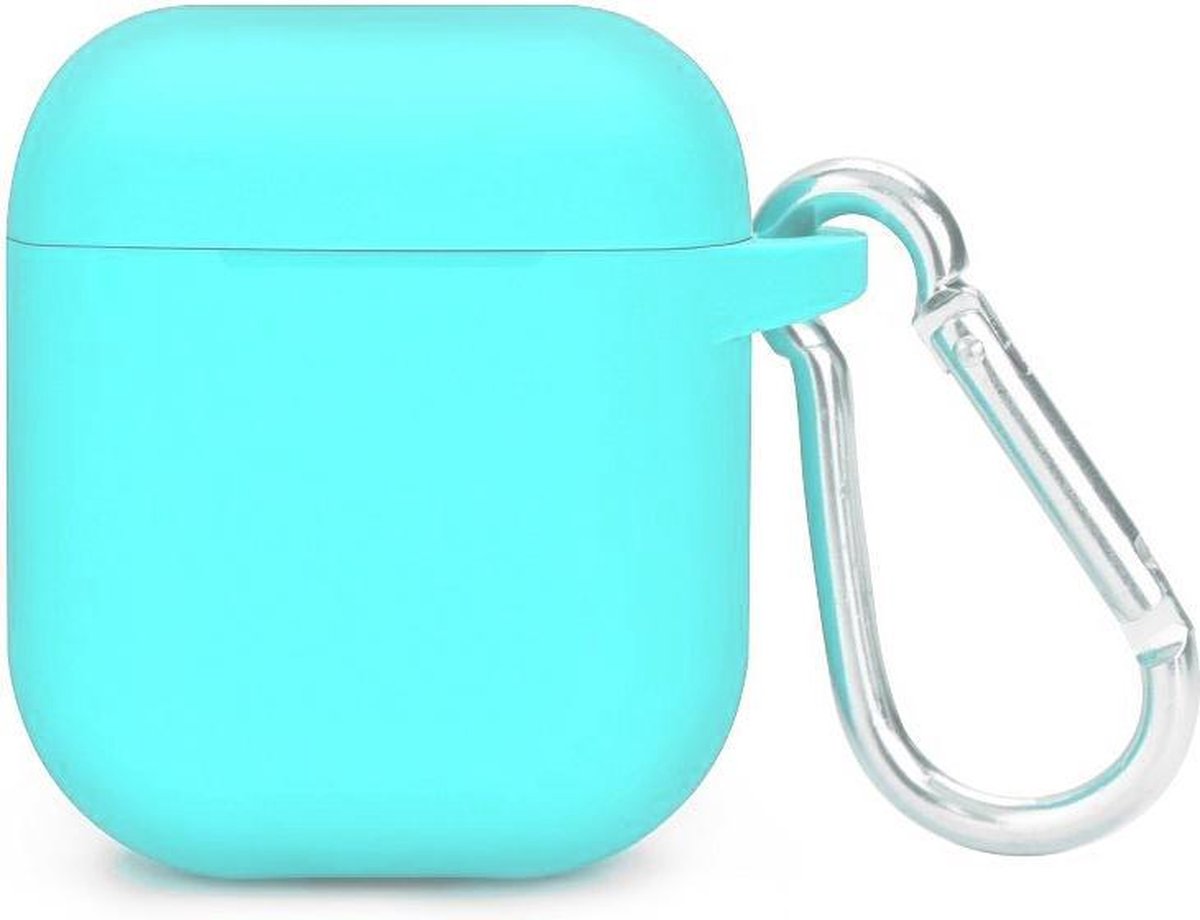 Case voor Airpod - siliconen hoesje - turquoise