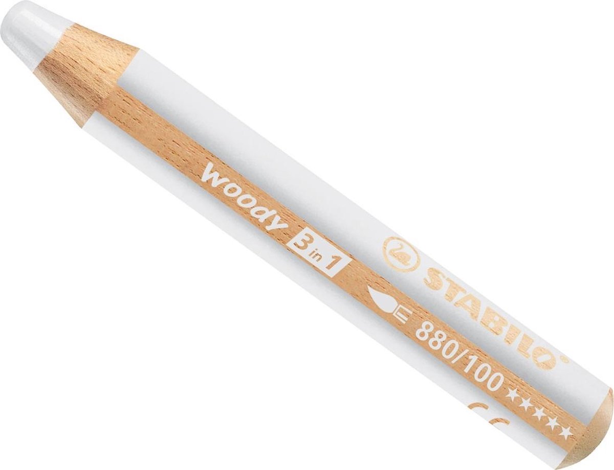 STABILO Woody 880 - 3 in 1 kleurpotlood - Wit
