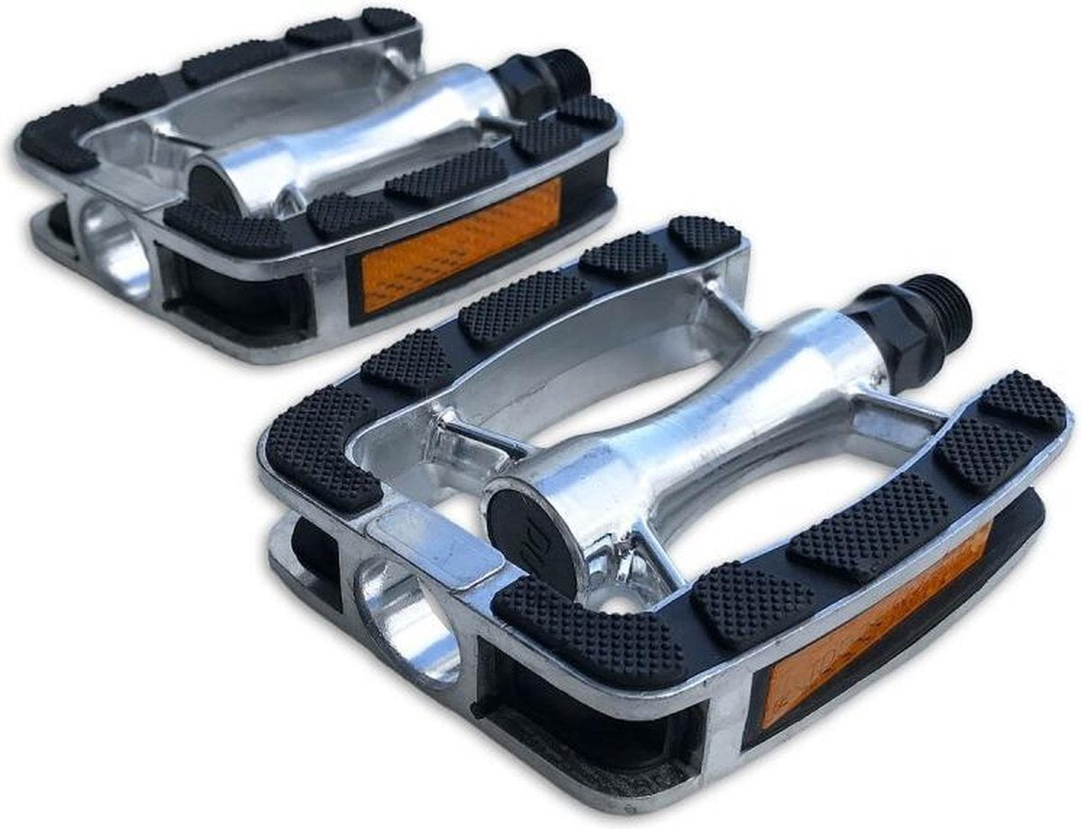 Lynx Platformpedalen Tourfiets 9/16 Inch Zilver/zwart