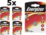 5 Stuks Energizer CR1616 3v lithium knoopcelbatterij