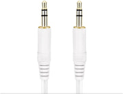 AUDIOJACK AUX kabel 3.5 mm Stereokabel Audiokabel - 1 Meter - Wit