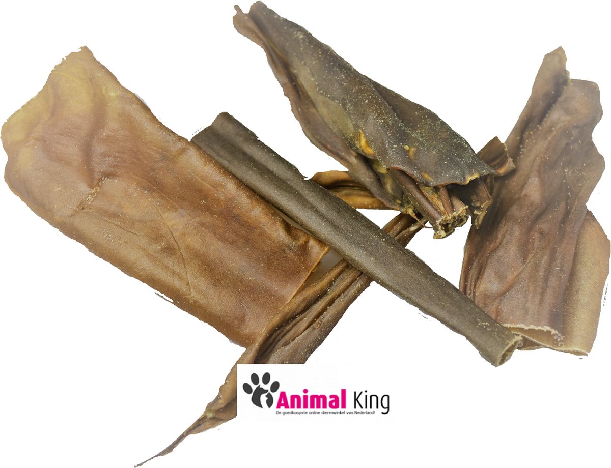 Paardenkophuid-1 kilo-hondensnacks-Animal King-gratis Animal King snackje erbij