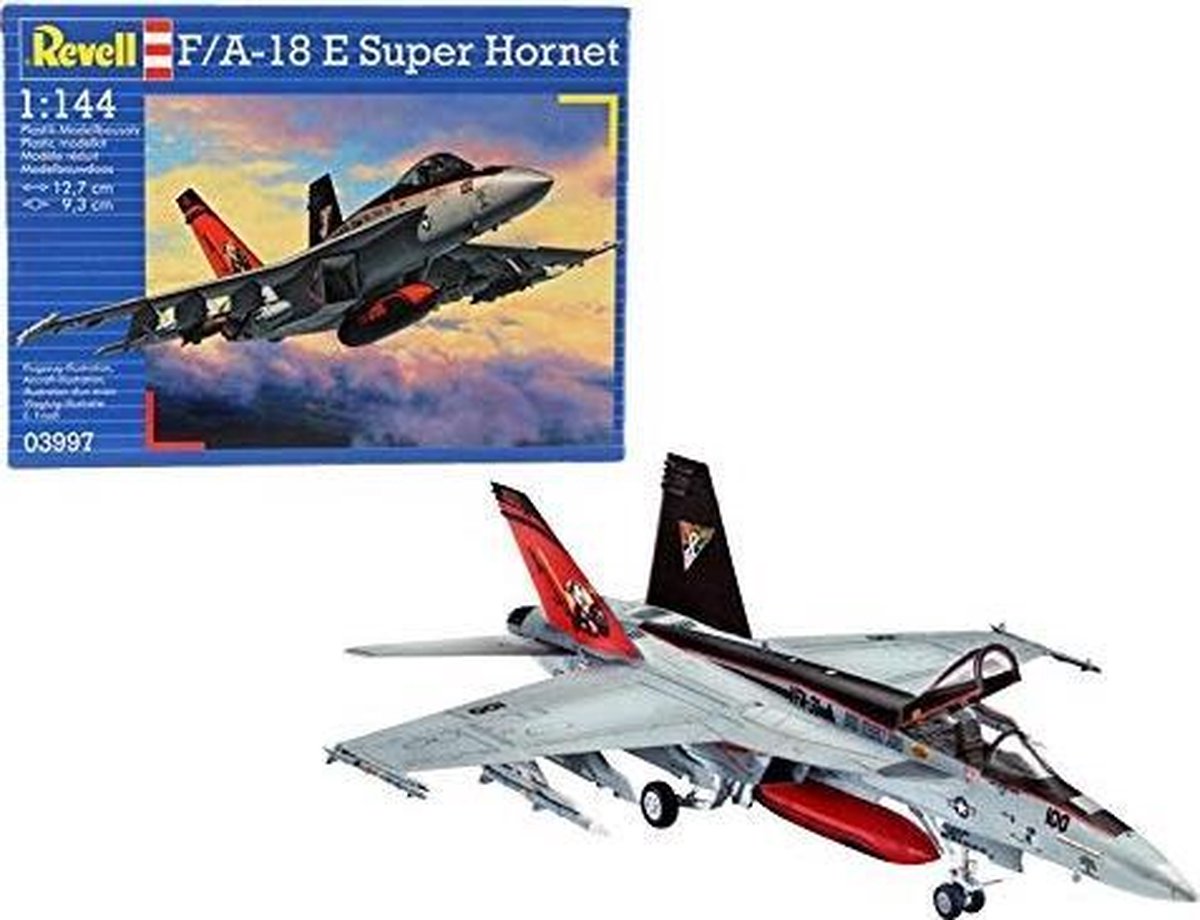F/A-18E Super Hornet Revell - schaal 1 -144 - Bouwpakket Revell Luchtvaart