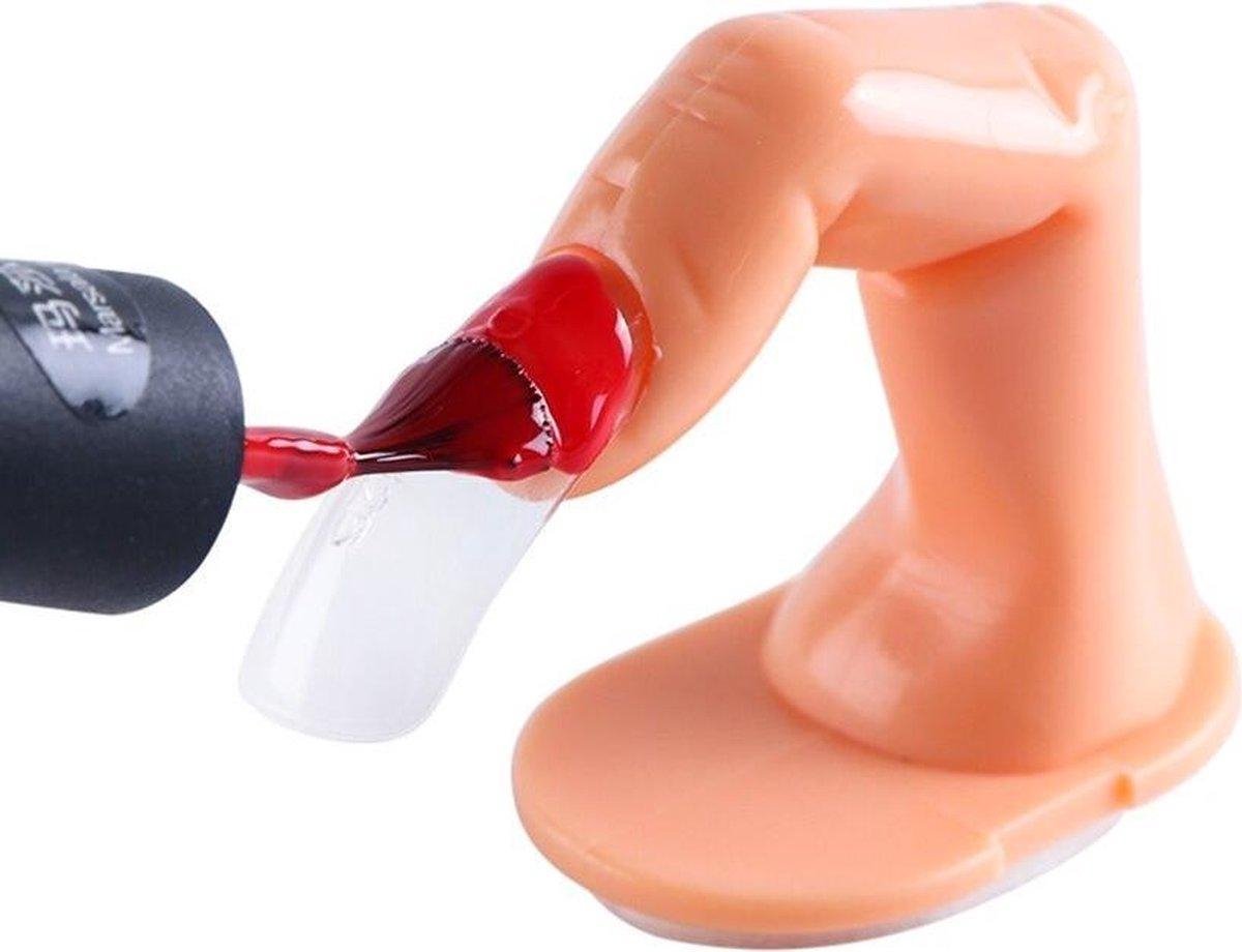 Professionele Nep Vingers - Nep Vingers voor Nagellak - Oefenvingers voor Nagels - Oefenhand voor Nagels - Nep Vinger voor Acryl - 5 stuks