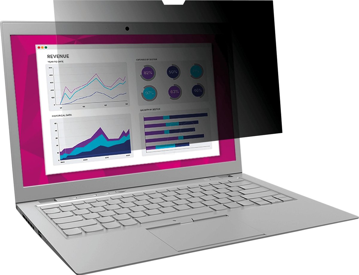 High Clarity Privacyfilter voor breedbeeldlaptop 39.624 cm (15.6")