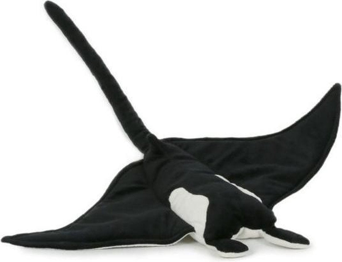 Pluche reuzenmanta/rog knuffel 51 cm speelgoed- Roggen zeedierenknuffels/knuffeldieren voor kinderen