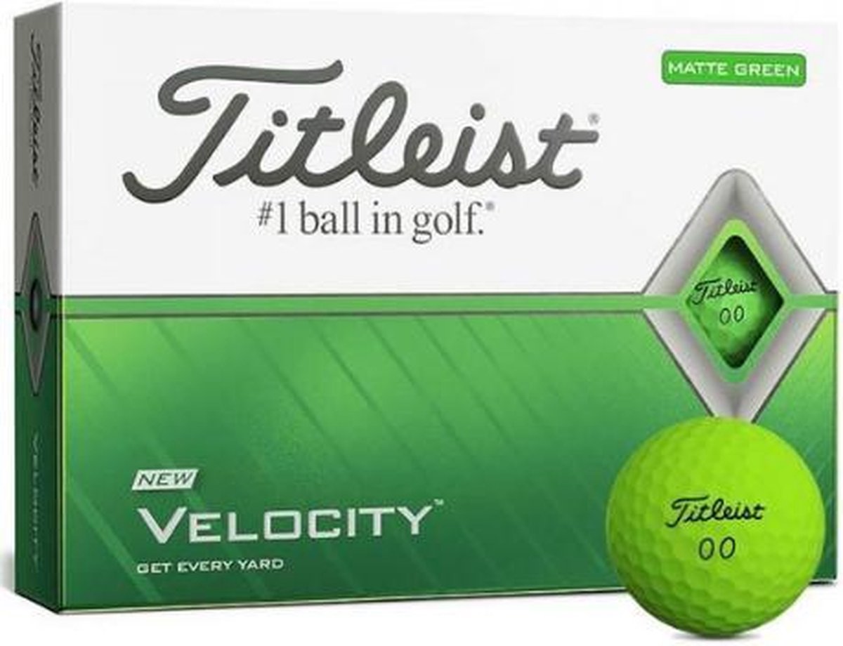 TITLEIST VELOCITY 12-PACK Matt Green