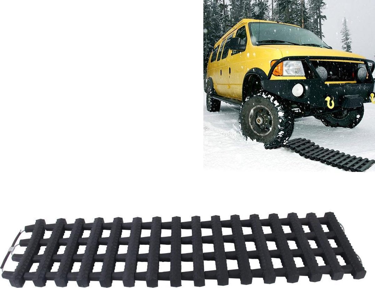 Hoge dichtheid siliconen auto noodhulp Caterpillar kettingbaan voor modderzand sneeuwval