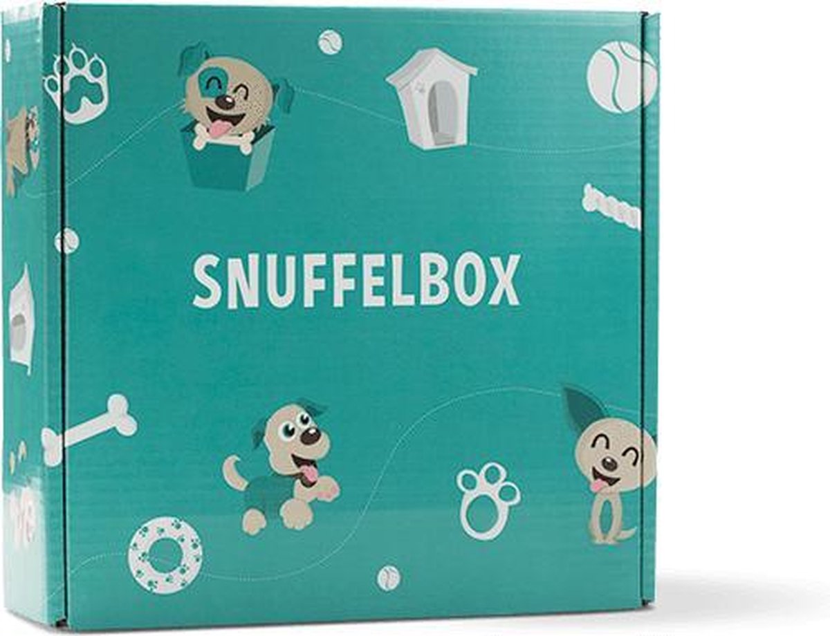 Snuffelbox Verrassingsbox met extra hondenspeeltje - M - Middelgrote honden (8 - 20 kg)