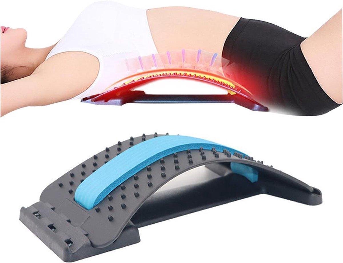 Rug corrector - Rugcorrector - Verstelbare Rugstretcher - Backstretcher - Rugmasseur - Rug/Back massage apparaat - Correctie houding - Onderrug klachten - Accupresuur - Lumbale correctie - Acupunctuur Rugmassage Apparaat - rugstretcher backmagic