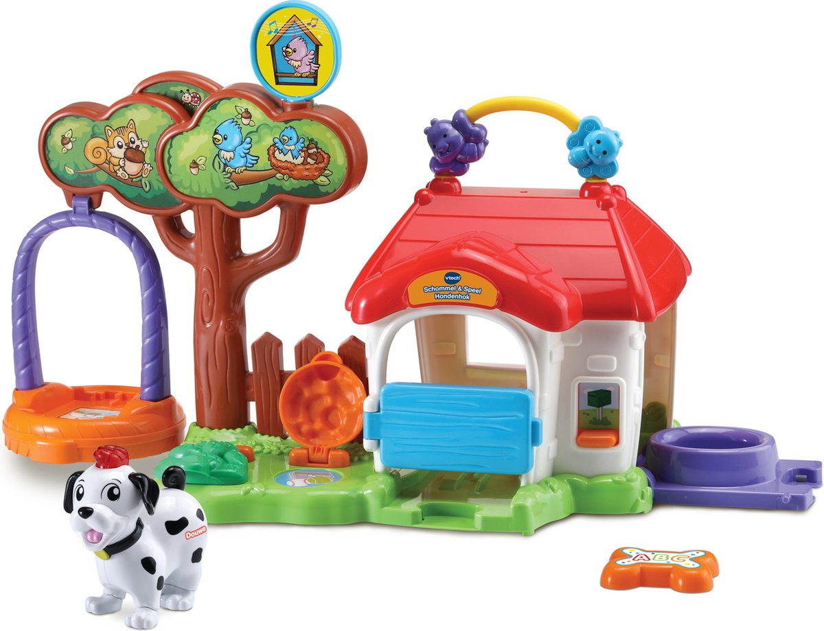 VTech Zoef Zoef Dieren - Schommel & Speel Hondenhok - Educatief Babyspeelgoed