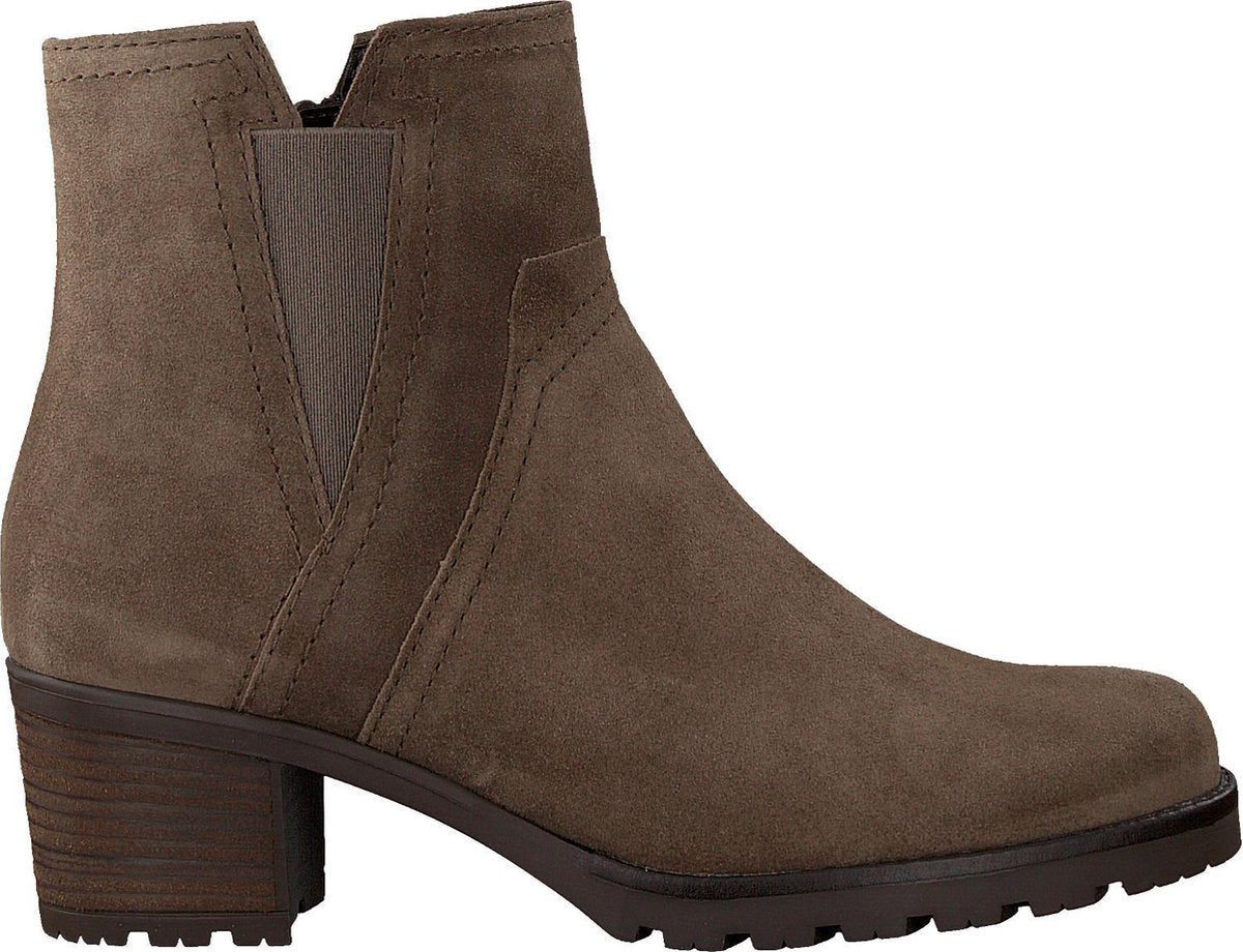 Gabor Dames Enkellaarsjes 804 - Taupe - Maat 37