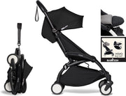 Babyzen YOYO² buggy vanaf 6 maanden inclusief beensteun -  zwart met frame zwart